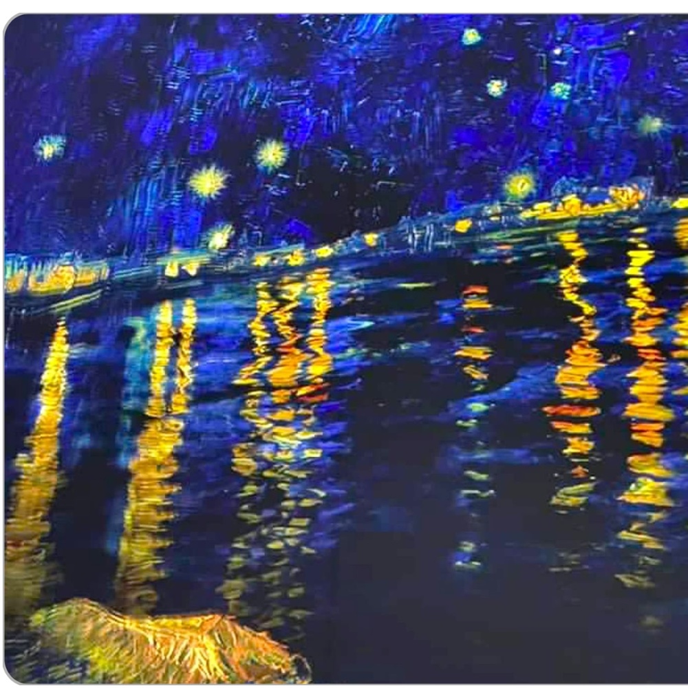 3x5 Magnet MY Original Photograph of the “Van Gogh Illusion"